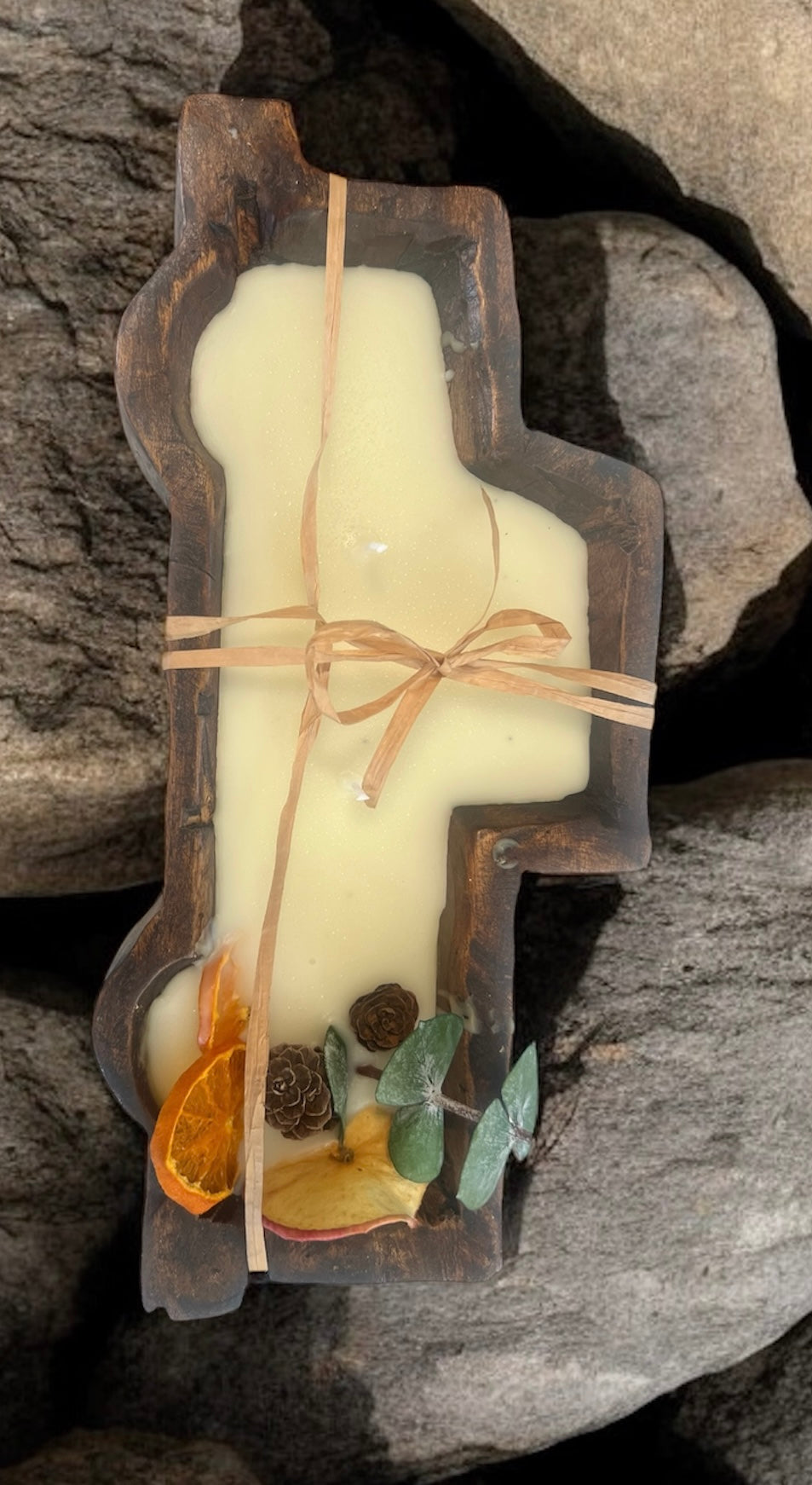 Wooden Truck Candle